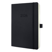 Abbildung von: SIGEL C2620 Tageskalender Conceptum 2026, ca. A5, , schwarz - Sigel GmbH
