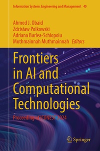 Enlarge image Cover: Frontiers in AI and Computational Technologies - Springer