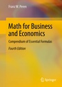 Cover: Math for Business and Economics - Springer