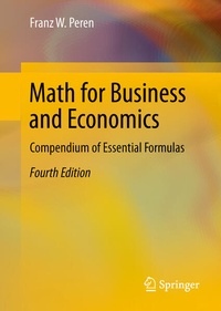 Enlarge image Cover: Math for Business and Economics - Springer