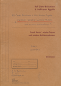 Cover: Frank Xerox' w&uuml;ster Traum - Dielmann, Axel