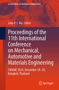 Cover: Proceedings of the 11th International Conference on Mechanical, Automotive and Materials Engineering - Springer Nature Switzerland AG