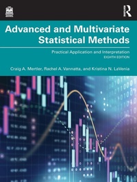 Enlarge image Cover: Advanced and Multivariate Statistical Methods - Routledge