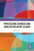 Abbildung von: Processing Chinese and English Relative Clause - Routledge