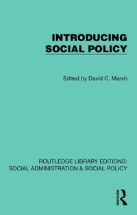 Enlarge image Cover: Introducing Social Policy - Routledge