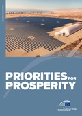 Cover: Priorities for prosperity: The EIB Group 2024 Activity Report - European Investment Bank