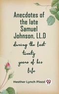 Cover: Anecdotes Of The Late Samuel Johnson, Ll.D During The Last Twenty Years Of His Life - Double 9 Books