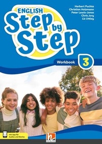 Enlarge image Cover: ENGLISH Step by Step 3, Workbook + E-BOOK+ (Lehrplan 2023) - Helbling