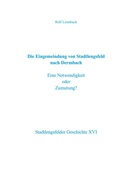 Cover: Die Eingemeindung von Stadtlengsfeld nach Dermbach - BoD - Books on Demand