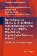 Cover: Proceedings of the 7th Asia Pacific Conference on Manufacturing Systems and 6th International Manufacturing Engineering Conference - Volume 2 - Springer Nature Switzerland AG