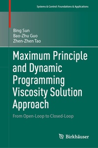 Abbildung von: Maximum Principle and Dynamic Programming Viscosity Solution Approach - Birkhäuser