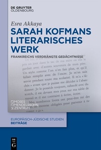 Abbildung von: Sarah Kofmans literarisches Werk - De Gruyter Oldenbourg