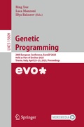 Cover: Genetic Programming - Springer