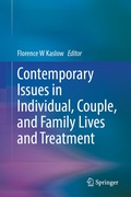 Cover: Contemporary Issues in Individual, Couple, and Family Lives and Treatment - Springer