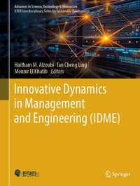 Enlarge image Cover: Innovative Dynamics in Management and Engineering (IDME) - Springer