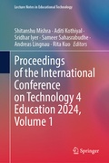 Cover: Proceedings of the International Conference on Technology 4 Education 2024, Volume 1 - Springer