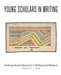 Cover: Young Scholars in Writing - Parlor Press