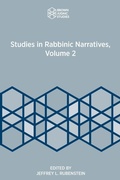 Cover: Studies in Rabbinic Narratives, Volume 2 - Brown Judaic Studies