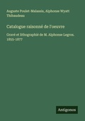 Cover: Catalogue raisonne de l'oeuvre - Antigonos Verlag