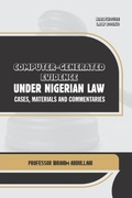 Cover: Computer-Generated Evidence Under Nigerian Law - Malthouse Press