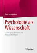 Cover: Psychologie als Wissenschaft - Springer