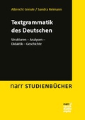 Cover: Textgrammatik des Deutschen - Narr Francke Attempto