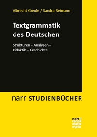Enlarge image Cover: Textgrammatik des Deutschen - Narr Francke Attempto