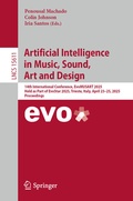 Cover: Artificial Intelligence in Music, Sound, Art and Design - Springer