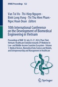 Cover: 10th International Conference on the Development of Biomedical Engineering in Vietnam - Springer