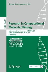 Abbildung von: Research in Computational Molecular Biology - Springer