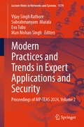 Cover: Modern Practices and Trends in Expert Applications and Security - Springer