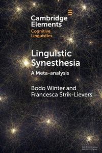 Abbildung von: Linguistic Synesthesia - Cambridge University Press
