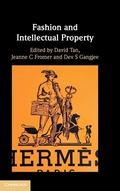 Cover: Fashion and Intellectual Property - Cambridge University Press