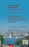 Cover: Financing Urban Transitions to Climate Neutrality and Increased Resilience in Cities - Cambridge University Press