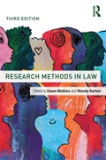 Cover: Research Methods in Law - Routledge