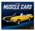 Cover: American Muscle Cars - Amerikanische Muskel-Autos 2026 - 16-Monatskalender im Deluxe-Format - Browntrout Publishers