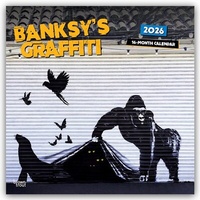 Abbildung von: Banksy's Graffiti 2026 - 16-Monatskalender - Browntrout Publishers