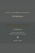 Cover: The Preacher's Hebrew Companion to Ecclesiastes - Hendrickson Academic