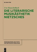 Bild: Die literarische Musik&auml;sthetik Nietzsches - De Gruyter
