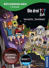 Abbildung von: Die drei ??? Kids, Bücherhelden 1. Klasse, Vorsicht, Zombies! - Kosmos