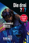 Cover: Die drei ???, Das schwarze Monster / und das blaue Biest (Doppelband) - Kosmos