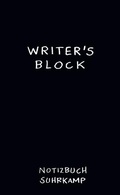 Cover: Notizbuch &raquo;Writer's Block&laquo; - Suhrkamp