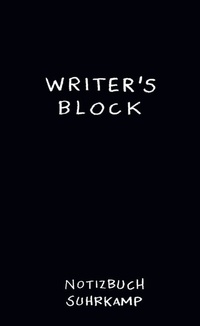 Abbildung von: Writer's Block - Suhrkamp