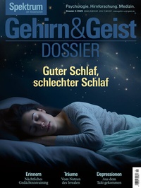 Abbildung von: Gehirn&Geist Dossier 2/2025 Guter Schlaf, schlechter Schlaf - Spektrum der Wissenschaft