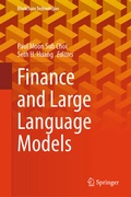 Cover: Finance and Large Language Models - Springer