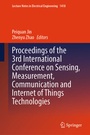 Cover: Proceedings of the 3rd International Conference on Sensing, Measurement, Communication and Internet of Things Technologies - Springer