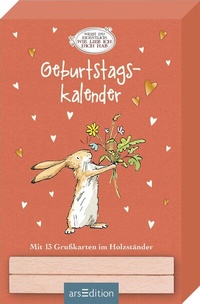 Abbildung von: Weißt du eigentlich, wie lieb ich dich hab? Geburtstagskalender im Holzständer - arsEdition