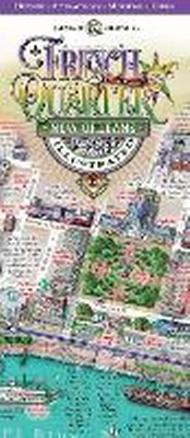 Abbildung von: French Quarter New Orleans Illustrated Map - Karpovage Creative