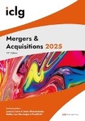 Cover: International Comparative Legal Guide to Mergers & Acquisitions 2025 - Global Legal Group Ltd