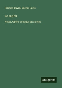 Enlarge image Cover: Le saphir - Antigonos Verlag